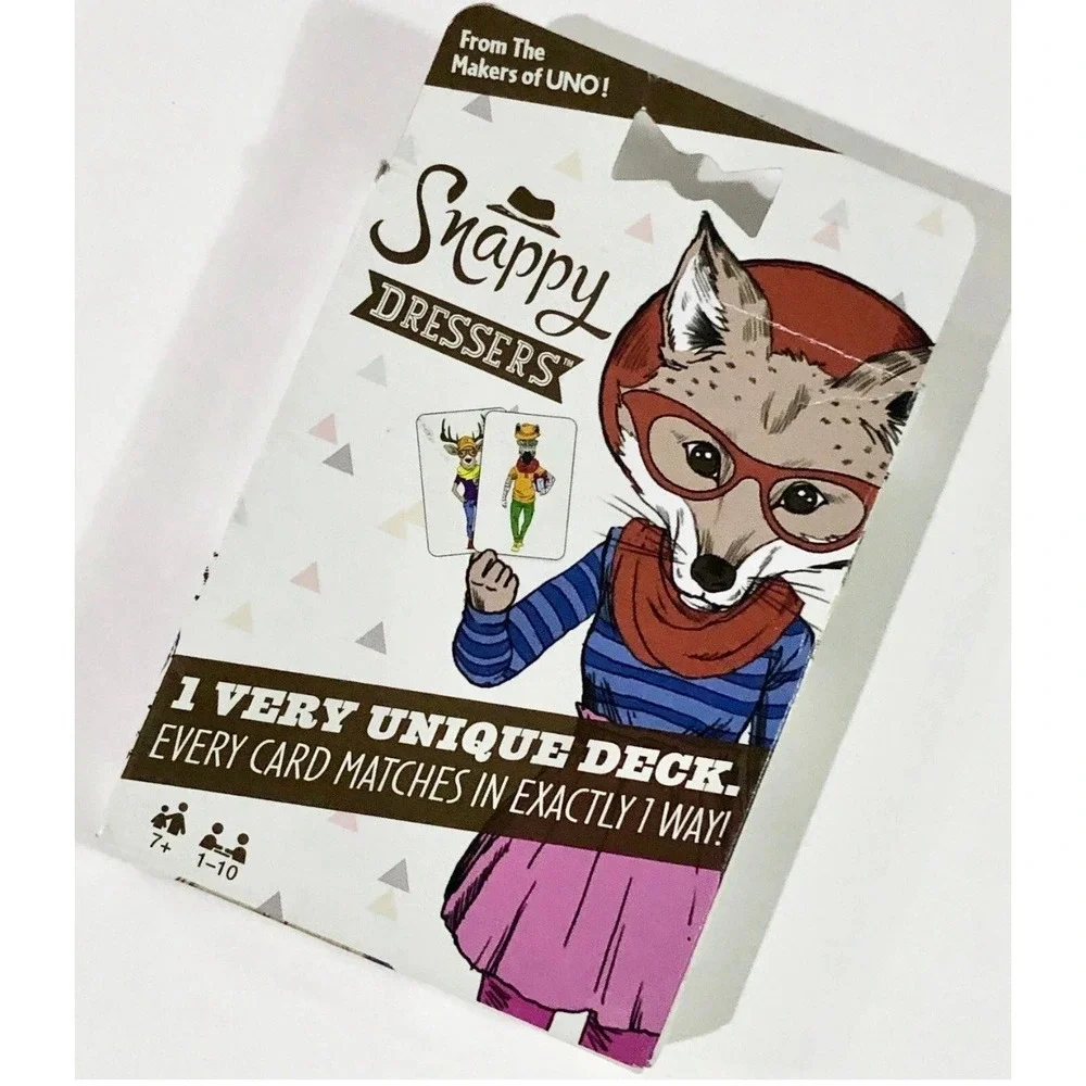 SNAPPY DRESSERS Card Game From Makers of Uno Very Unique Deck Mattel Matching ~